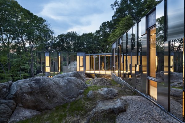 Снимка: architecturaldigest.comТази къща се намира в Понд Ридж, Ню Йорк