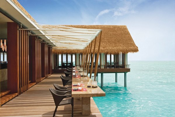 Снимка: architecturaldigest.comЯпонският ресторант "Tapasake", Малдивите 
