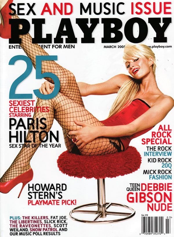 Снимка; PlayboyПарис Хилтън позира за изданието през март 2005 г. По това време тя имаше свое риалити шоу.
