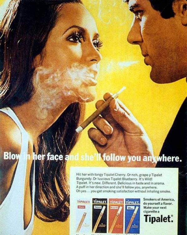 Духай в лицето й и тя ще те следва навсякъде! Снимка: VintageAds