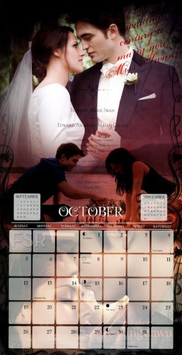 Снимка: Twilight Calendar 2014