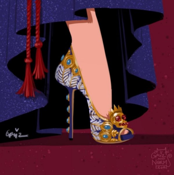 Злата кралица с McQueen, Снимка: Disney
