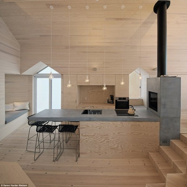 Снимка: dailymail.co.ukХотел "Split View Mountain Lodge" в Норвегия.