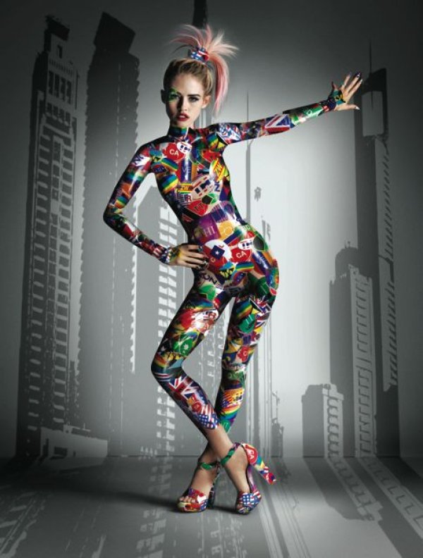 Шарлот Фрий, Снимка: Maybelline 2013 Calendar