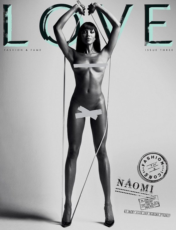 Наоми Кембъл Снимка: Love Magazine - февруари 2010