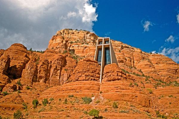 Храм в Аризона; Снимка: architecturaldigest.com