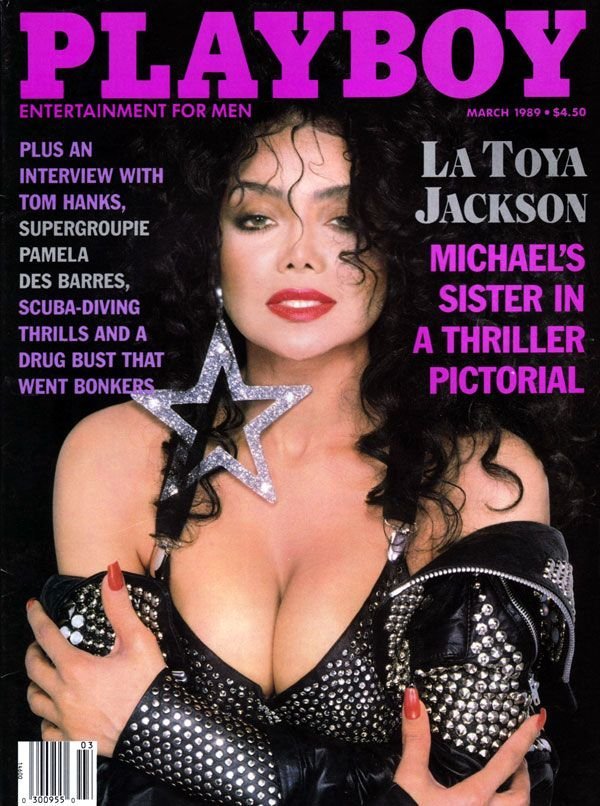 Снимка; PlayboyЛатоя Джексън се снима в еротичното издание през 1989 г., но въпреки това не успява да стане голяма поп звезда като брат си Майкъл.