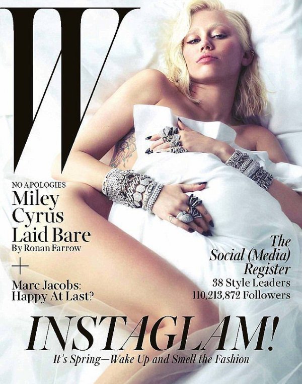 Майли Сайръс Снимка: W Magazine, март 2014
