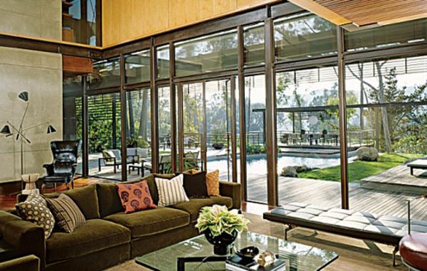 Деми Мур и Аштън Къчър Снимка: Architectural Digest