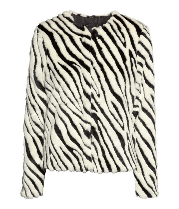 Сако от кожа с косъм H&M, 34.90 лв.