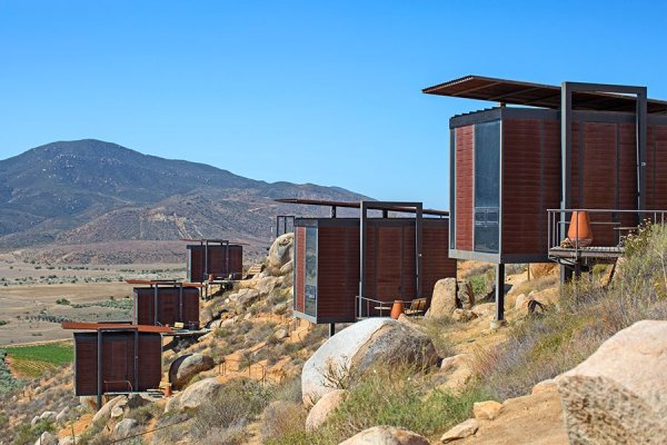 Снимка: architecturaldigest.comТака изглежда еко хотелски комплекс в Долна Калифорния, Мексико. 