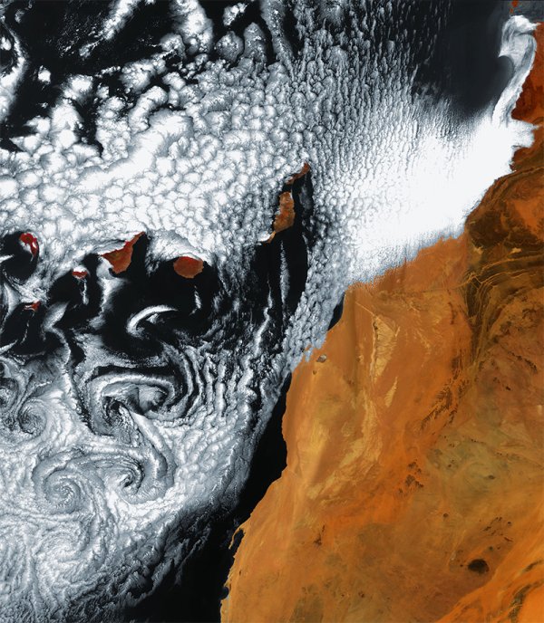 Облак над Атлантическия океан – 11 юни 2010 Снимка: esa.int/ESA