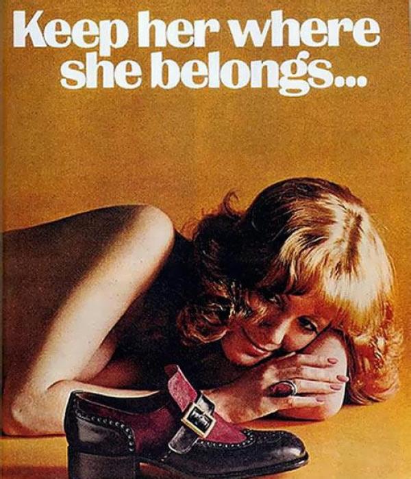 Дръж я там, където й е мястото... Снимка: VintageAds