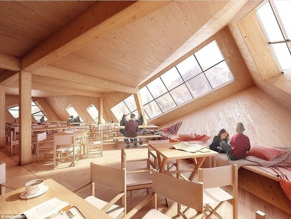 Снимка: dailymail.co.ukХотел "Kežmarské Hut", северна Словакия. 