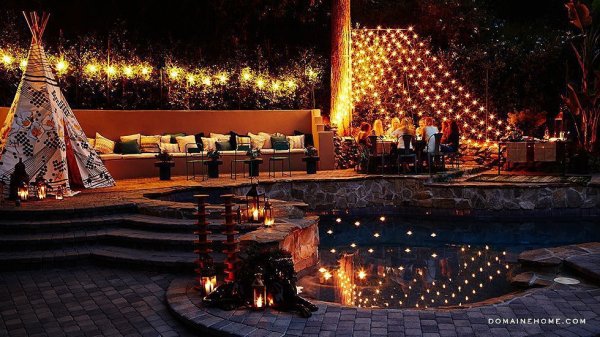 Снимка: Domaine HomeТерасата на Никол Ричи в Калифорния