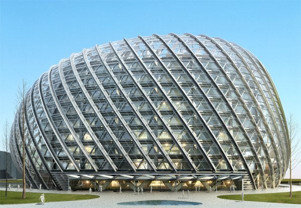 Международен медия център ФЕНИКС от BIAD_UFo (Phoenix international media center by Beijing Institute of Architectural Design_UFo)Местоположение: Пекин, КитайМногофункционална сграда със съоръжения за телевизионни канали и предавания, офиси и различни сектори бизнес. Дизайнът на сградата наподобява закръглена черупка с линии без ясна граница за начало и край.Снимка: designboom.com