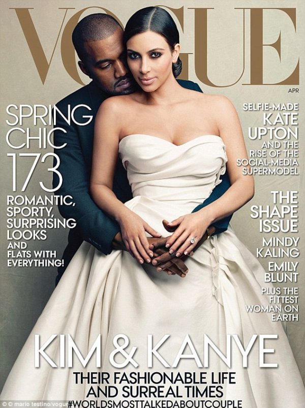 Това са предишните корици на Ким за Vogue; Снимка: Vogue  