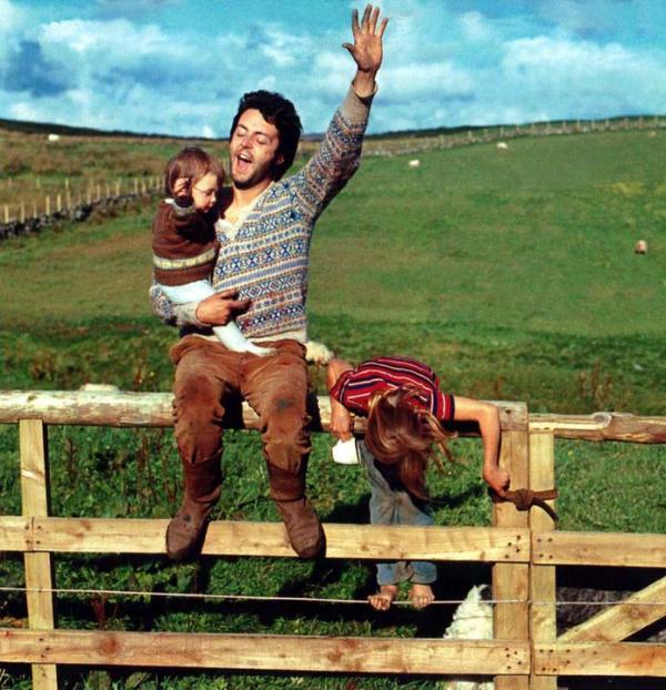 Хедър, Мери и Пол...Снимка: Linda McCartney