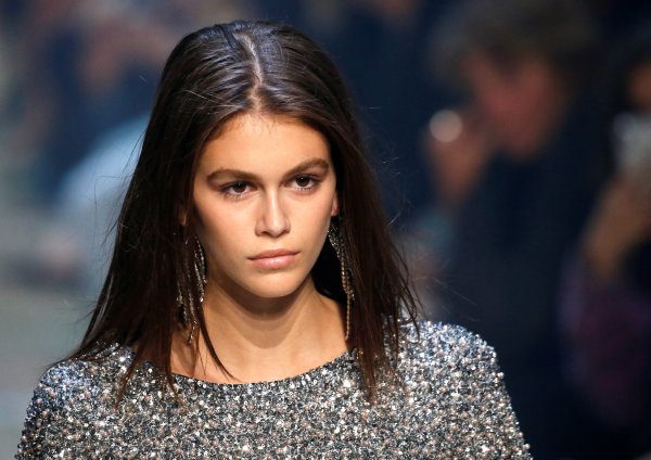 Кая дефилира за Isabel Marant; Снимка: Reuters