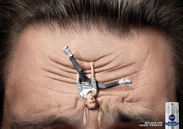 Nivea Men: Защото животът прави бръчкиСнимка: Advertising Agency: Jung von Matt/Alster, Hamburg, Germany