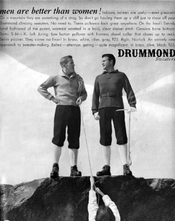 Мъжете са по-добри от жените! Снимка: VintageAds