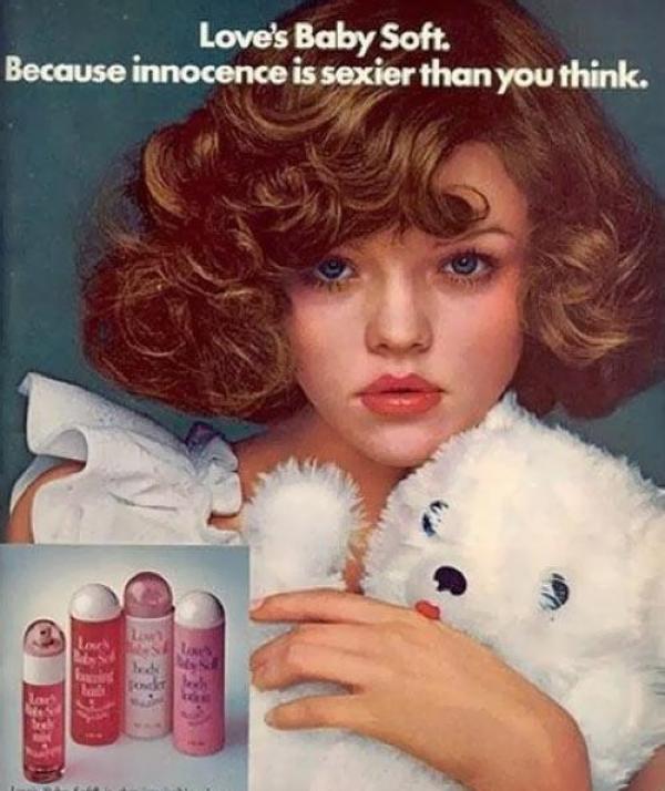 ...Защото невинността е по-секси, отколкото си мислехте... Снимка: VintageAds