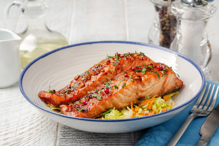 глазирана сьомга